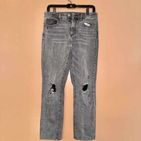 Sam Edelman Women The Stiletto Straight High Rise Straight Jeans Black - Size 29 - Picture 5 of 10